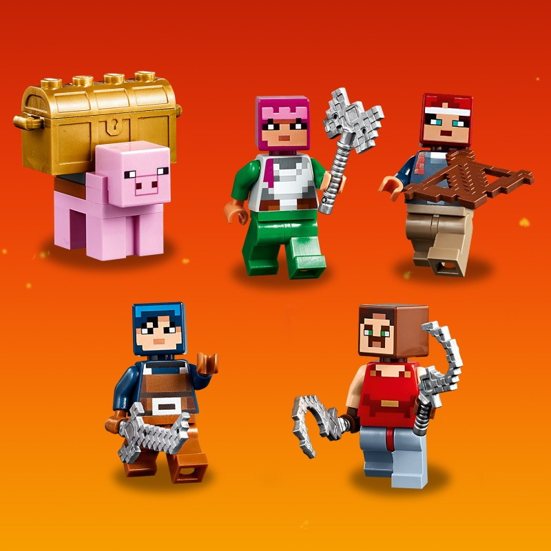 21163 Lego Minecraft Битва за красную пыль, Лего Майнкрафт - фото 6 - id-p76309368