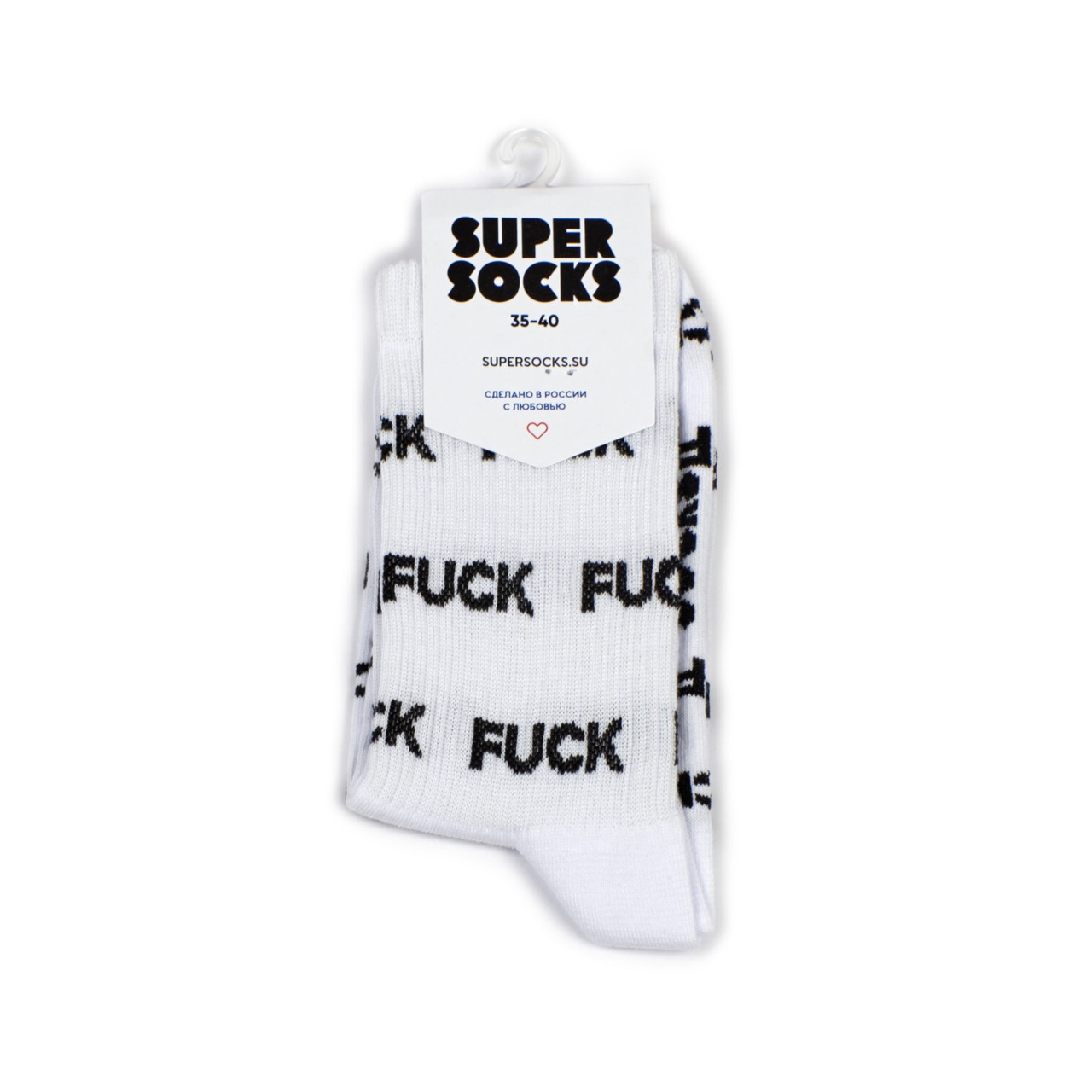 Носки SUPER SOCKS "F*CK" - фото 1 - id-p76384307