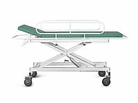 Тележка для перевозки больных ТМПБ-В02(внутрикорпусная, изменение высоты ложа при помощи гидропривода, колеса