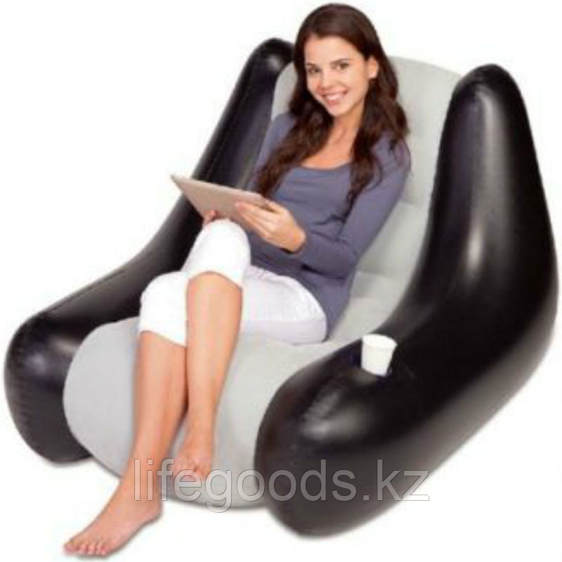 Надувное кресло Perdura Air Chair 102х86х74 см, 75049 BW - фото 2 - id-p76385335