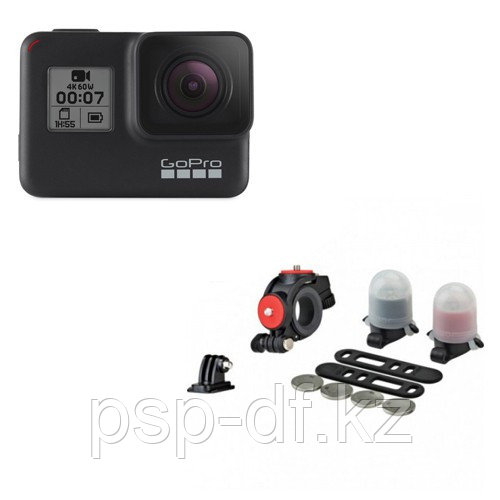 Экшн камера GoPro HERO7 Black + Велосипедное крепление Joby - фото 1 - id-p76391231
