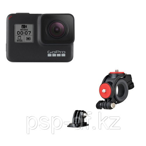 Экшн камера GoPro HERO7 Black + Велосипедный держатель Joby - фото 1 - id-p76391233