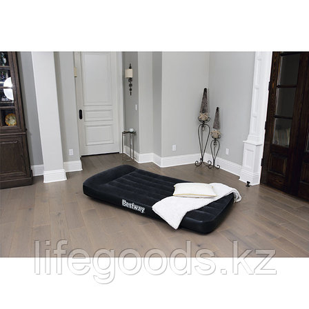 Надувной матрас Aerolax Air Bed(Twin) 188х99х30 см со встроенным насосом, Bestway 67556, фото 2