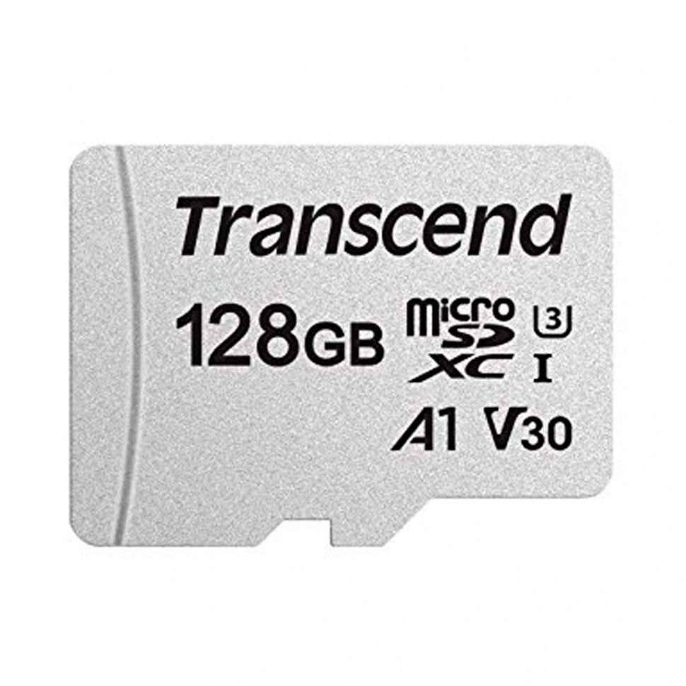 Карта памяти MicroSD 128GB Class 10 U3 Transcend TS128GUSD300S