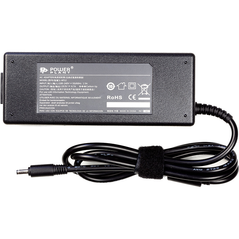 Блок питания для ноутбуков PowerPlant DELL 220V, 19.5V 130W 6.7A (4.5*3.0)