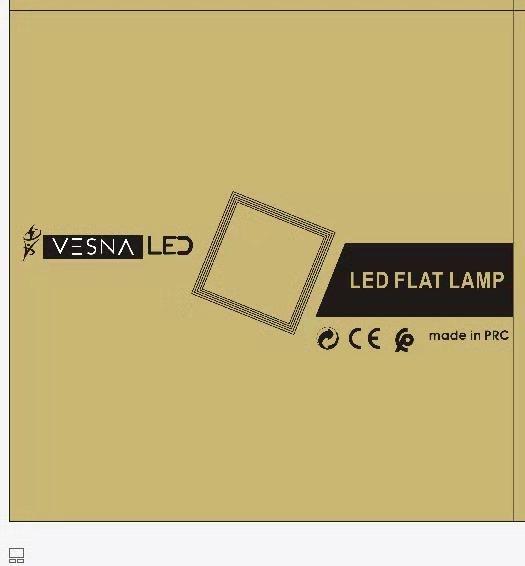 Светодиодная панель 600х600*34 48W VESNA LED panel - фото 4 - id-p76450004