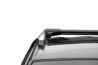 Поперечины LUX Hunter Audi A6 Allroad C5/C6/C7 черные, фото 2