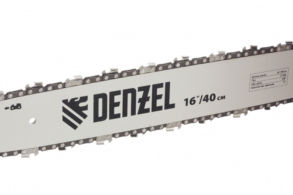 Пила цепная бензиновая DGS-5218, шина 45 см, 52 см3, 3,5 л.с., шаг 0,325, паз 1,5 мм, 72 звена Denzel - фото 3 - id-p76451042