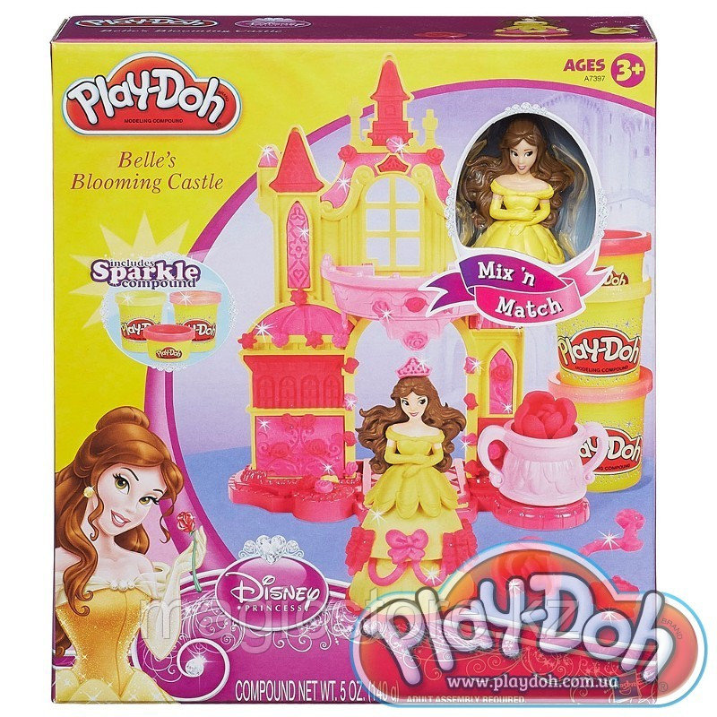 Пластилин Play Doh, Hasbro Набор для лепки Плэй До Замок Белль