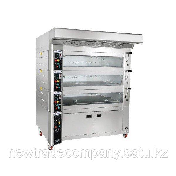 Печь этажная кондитерская EKF 120-200 внутренние размеры 120*200 cм ,каждый этаж 2 м² кв.м.