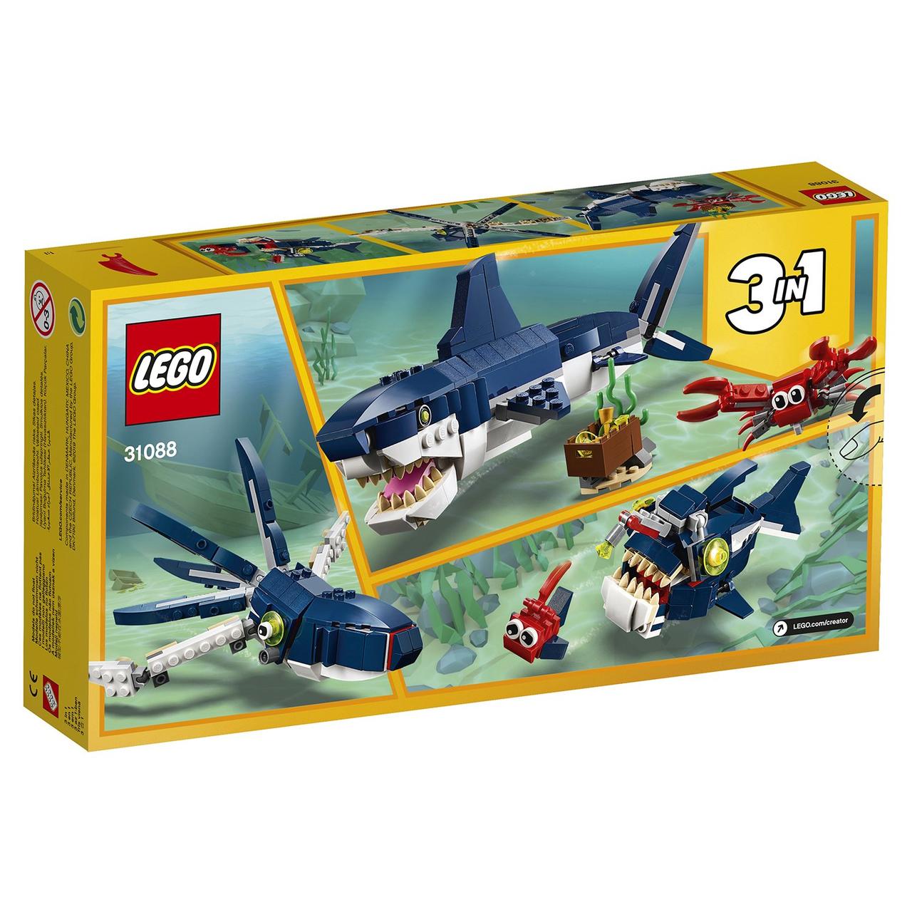 LEGO Creator 31088 Обитатели морских глубин, конструктор ЛЕГО - фото 4 - id-p76453811