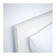 Кровать каркас МАЛЬМ белый Лурой 160x200 см ИКЕА, IKEA, фото 2