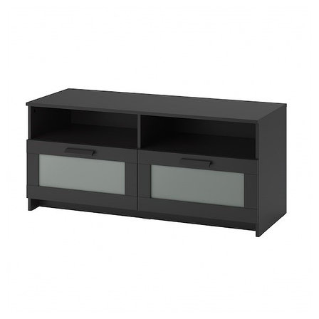 Тумба под ТВ БРИМНЭС черный ИКЕА, IKEA, фото 1