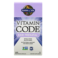 Garden of Life, Vitamin Code, RAW prenatal, 180 Vegetarian Capsules