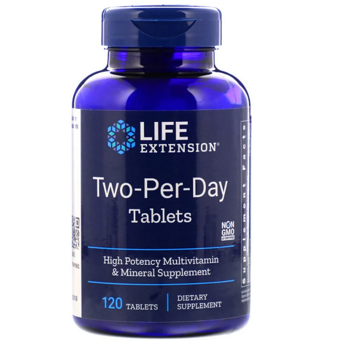 Life Extension, Таблетки «дважды в день», 120 таблеток - фото 1 - id-p76461610