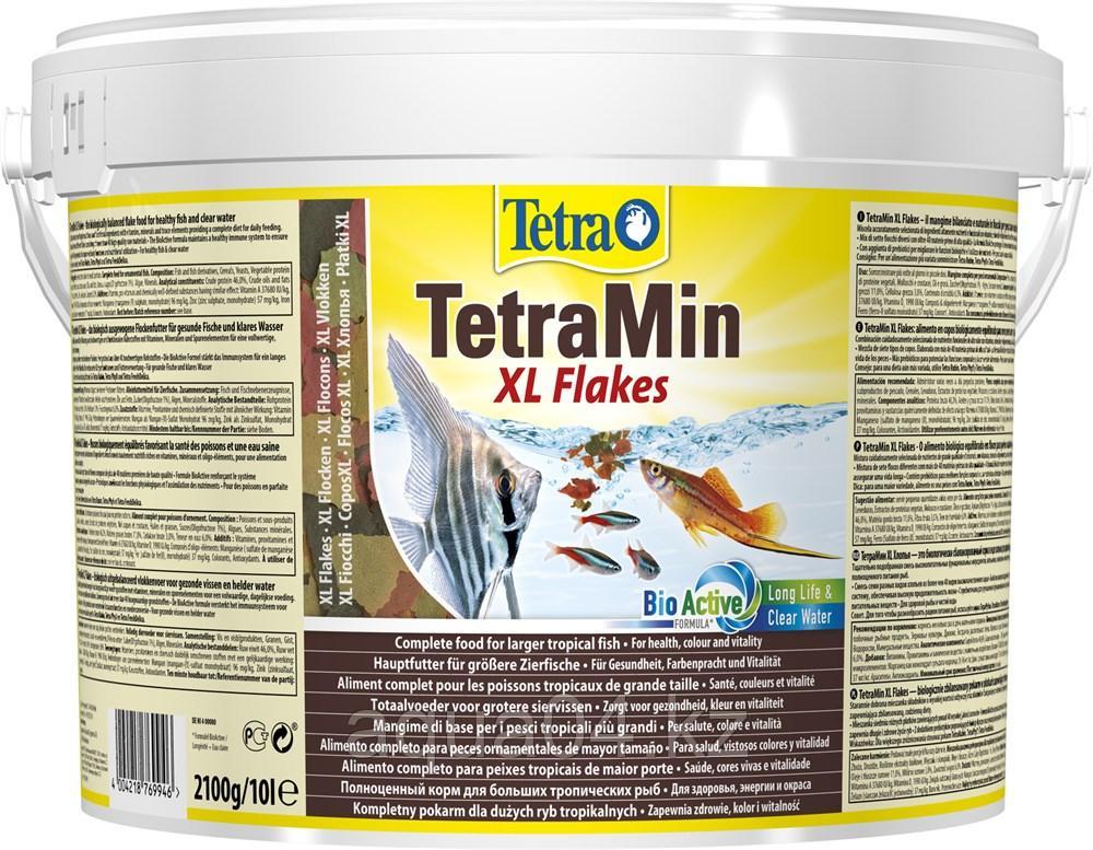 TetraMin XL Flakes 10 л.(ведро) крупные хлопья
