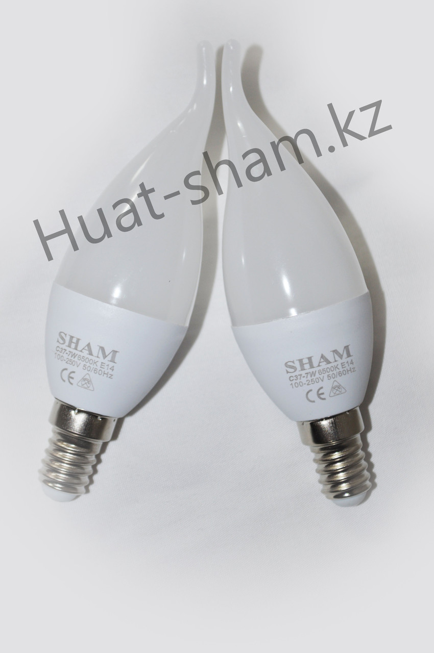 Лампа светодиодная Свеча C37 E14 5W SHAM 6500K - фото 7 - id-p76469952