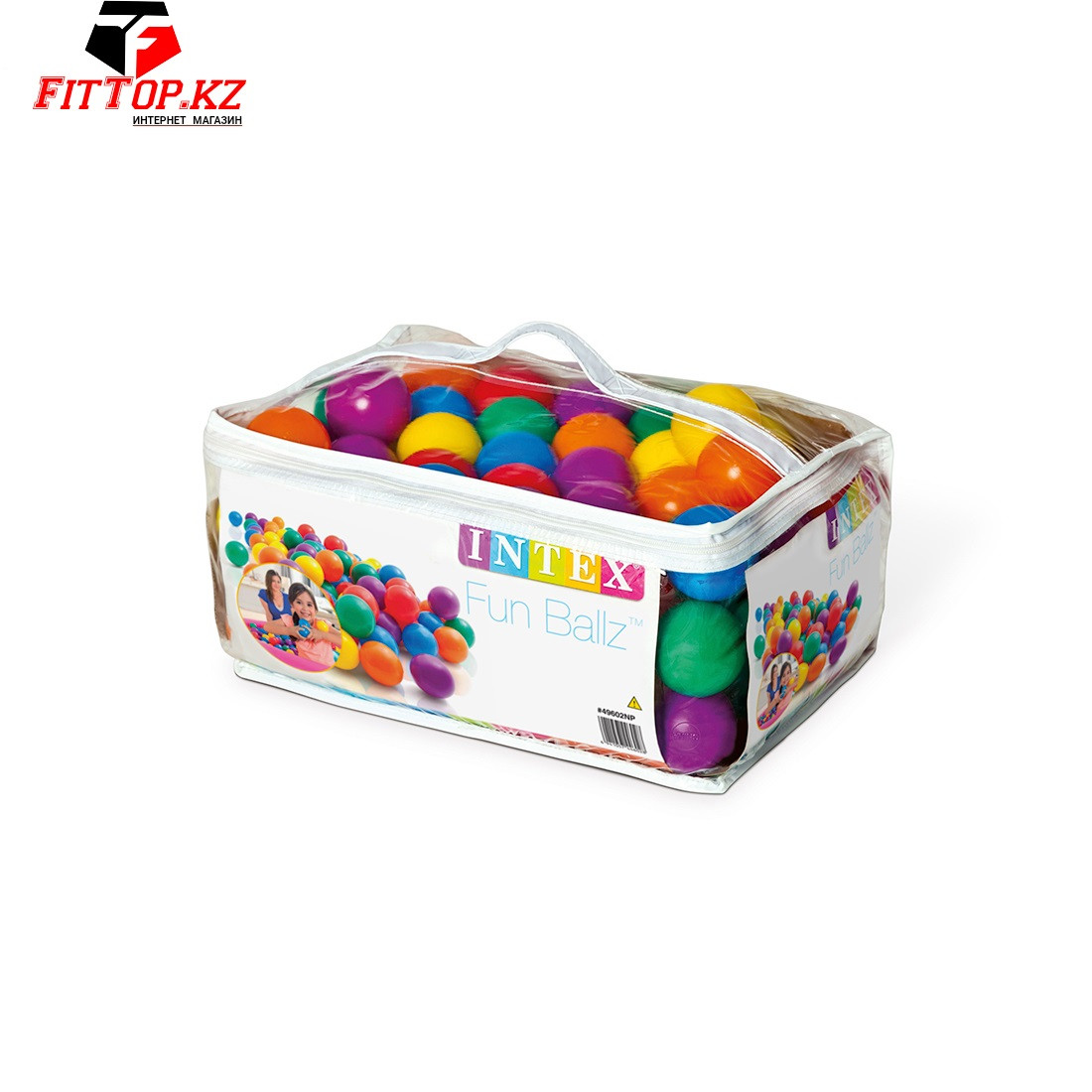 Шарики для бассейнов Small Fun Ballz 65мм,100 шариков в комплекте - фото 1 - id-p76470388
