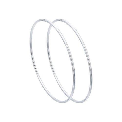 Серьги конго из серебра SOKOLOV 94140047