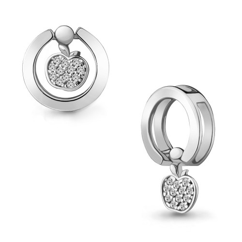 Серебряная подвеска с фианитом Aquamarine 24251А