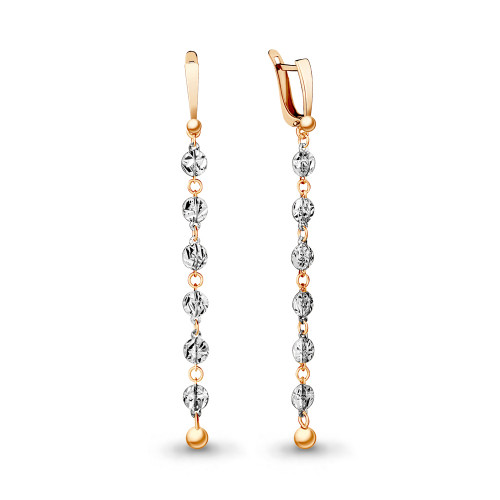 Серебряные серьги Aquamarine 30926#
