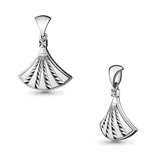 Подвеска из серебра Aquamarine 16121