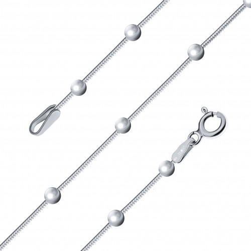 Серебряная цепь Teosa M/GRQ 8L 07-020-50