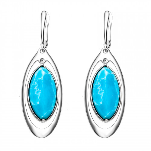 Серебряные серьги с ларимаром Darvin 929Y11128ab