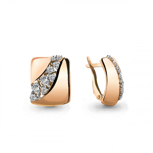 Серебряные серьги Aquamarine 45861А#