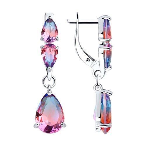 Серьги из серебра SOKOLOV 92021919