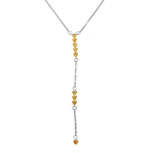 Серебряное колье с фианитом Pokrovsky 0320341-00665 размеры - 45 0320341-00665 размеры - 45
