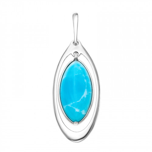 Подвеска из серебра с ларимаром Darvin 928Y11128ab