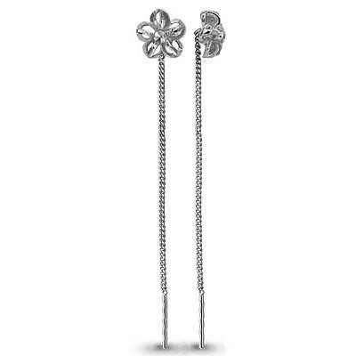 Серьги из серебра Aquamarine 30801