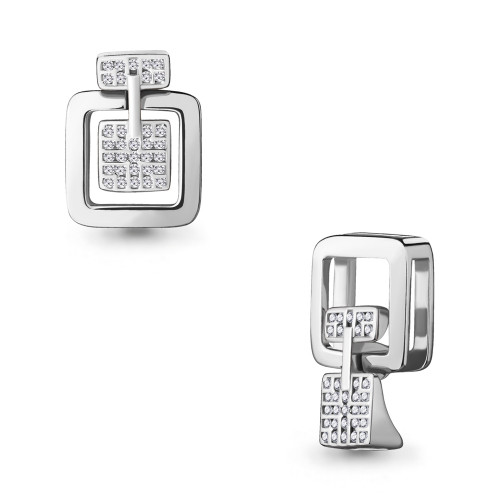 Подвеска из серебра с фианитом Aquamarine 24242А