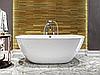 Отдельно стоящая мраморная ванна Бали 170х80х45/60 см. Россия, фото 4