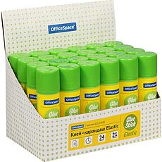 Клей-карандаш OfficeSpace "Elastic", 21г, улучшенный, дисплей, фото 3
