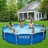 Каркасный бассейн для дачи круглый 366x76 cм, Intex 28210