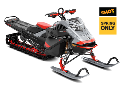 Снегоход Summit X Expert 154'' SHOT 850 E-TEC Серый 2021