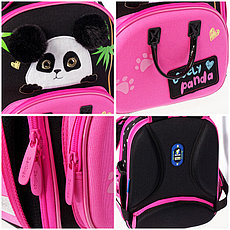 Ранец Berlingo Profi "Lovely panda" 36*28*18 см, 2 отделения, 4 кармана, анатомическая спинка, фото 3