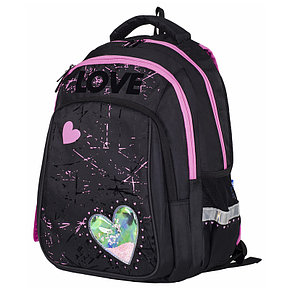 Рюкзак Berlingo Comfort "Love" 38*27*18 см, 2 отделения, 4 кармана, эргономичная спинка, фото 2