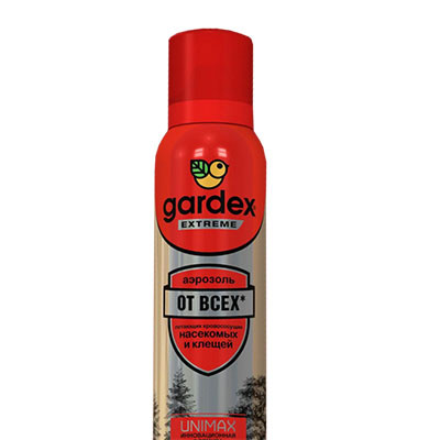 Gardex Extreme Аэрозоль-репеллент от всех летающих кровососущих насекомых и клещей, 150 мл