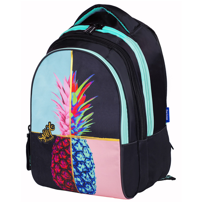 Рюкзак Berlingo inStyle "Pineapple" 41*27*20 см, 3 отделения, 1 карман, эргономичная спинка