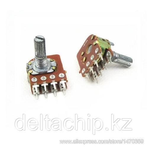 RES B100K d17mm 8 pin 25mm переменный резистор - фото 1 - id-p76508367
