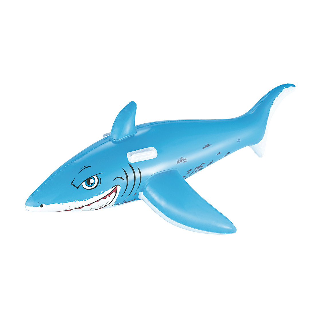 Надувная игрушка для катания верхом BESTWAY Большая Акула с ручками 41032 BW (183х102см, Винил) - фото 1 - id-p75894714
