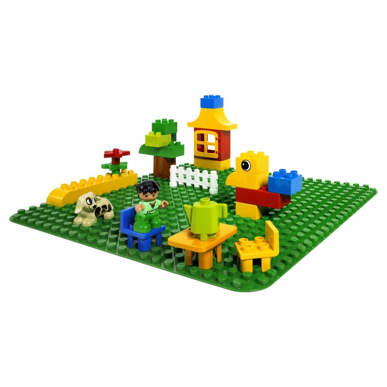 LEGO DUPLO 10980 Зеленая пластина для строительства ЛЕГО ДУПЛО - фото 3 - id-p76512348
