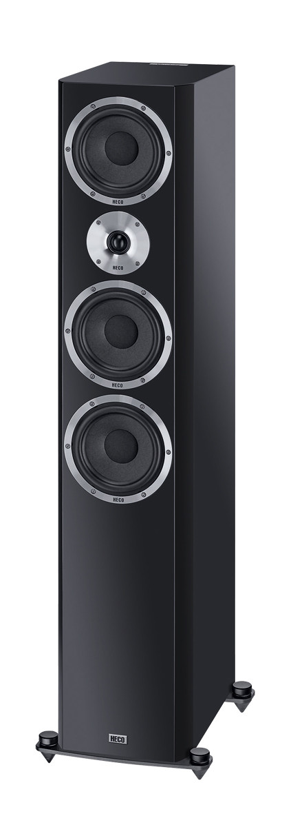 НАПОЛЬНАЯ АКУСТИЧЕСКАЯ СИСТЕМА HECO ELEMENTA 700 BLACK SATIN