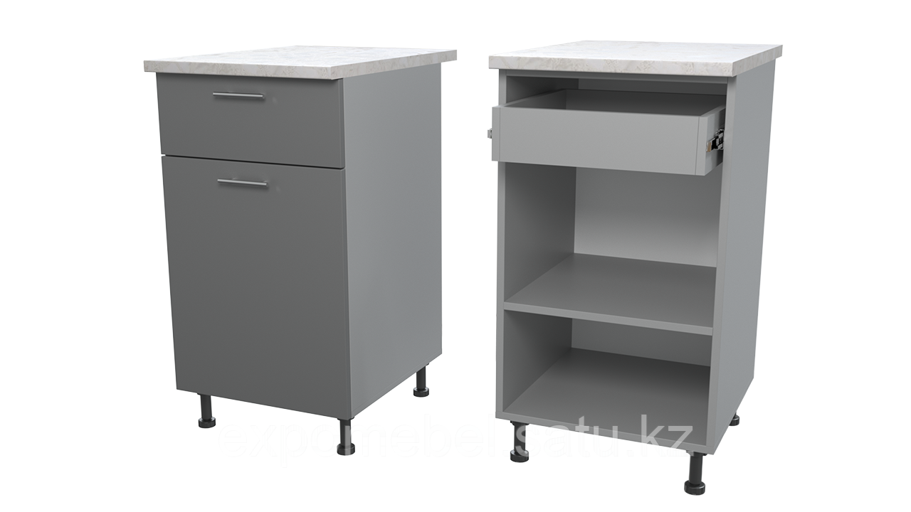 Шкаф с полкой и одним ящиком 450 (Нижний модуль)