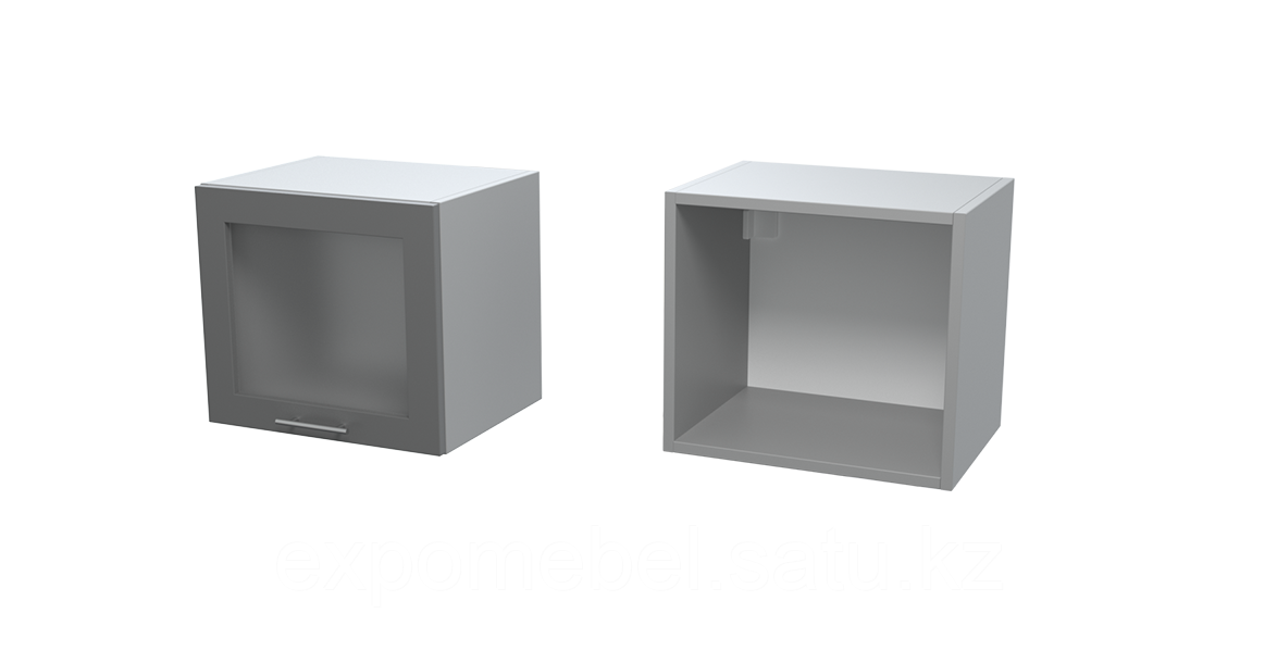 Шкаф горизонт. 1 фасад стекло 400 (Верхний модуль)