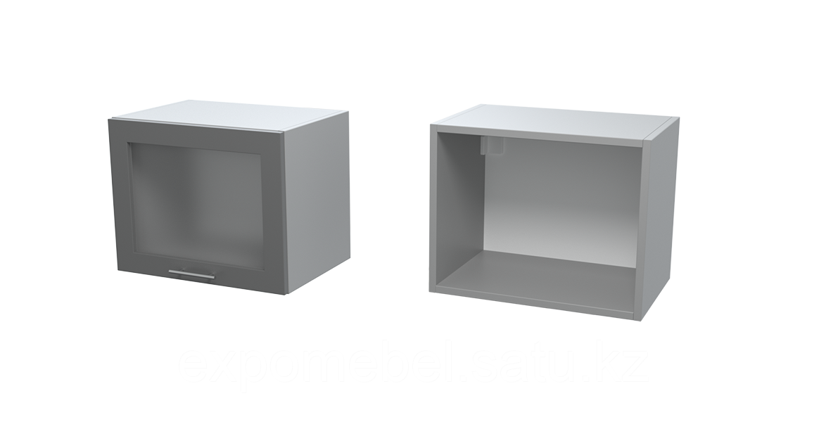 Шкаф горизонт. 1 фасад стекло 450 (Верхний модуль)