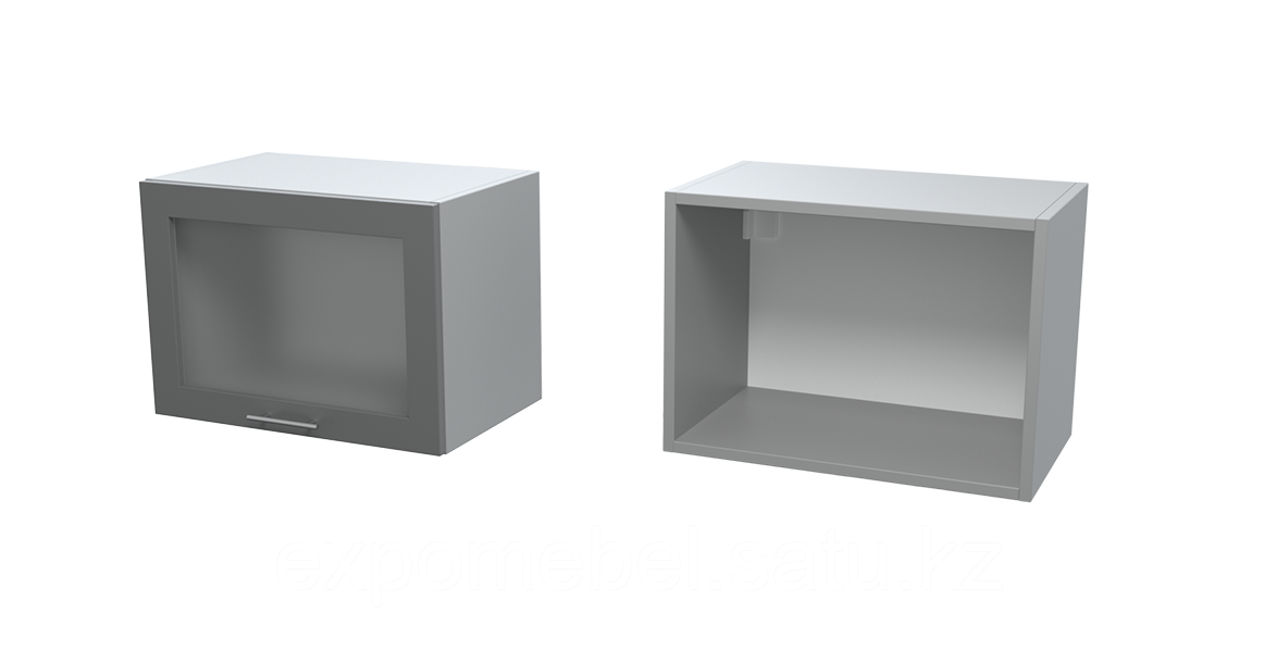 Шкаф горизонт. 1 фасад стекло 500 (Верхний модуль)